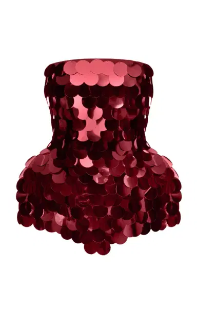 BALYKINA Sequined Corset Top | Thumbnail 1