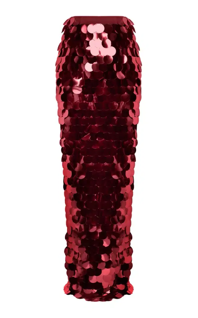 BALYKINA Sequined Maxi Skirt