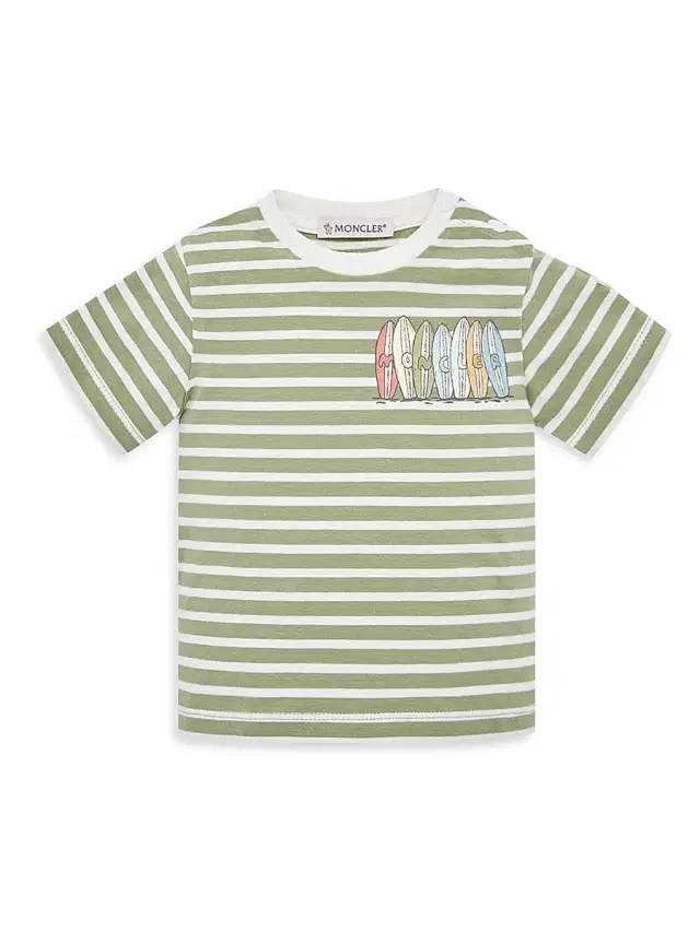 Moncler Baby Boy's & Little Boy's Crew Neck T-Shirt - Sage Green