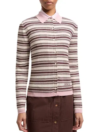 Moncler Women's Polo Shirt in Cotton - Size Medium | Thumbnail 2