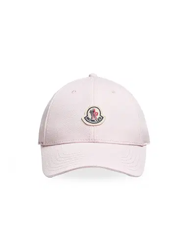 Moncler Women's Baseball Hat in Gabardine - Light Pink | Thumbnail 1 Moncler Women's Baseball Hat in Gabardine - Light Pink | Thumbnail 1