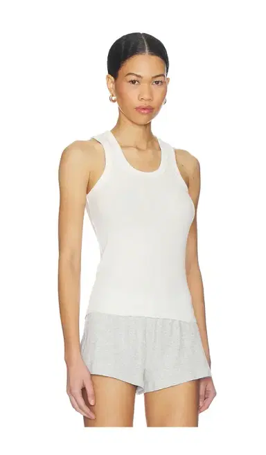Skims Cotton Rib High Scoop Tank | Thumbnail 2