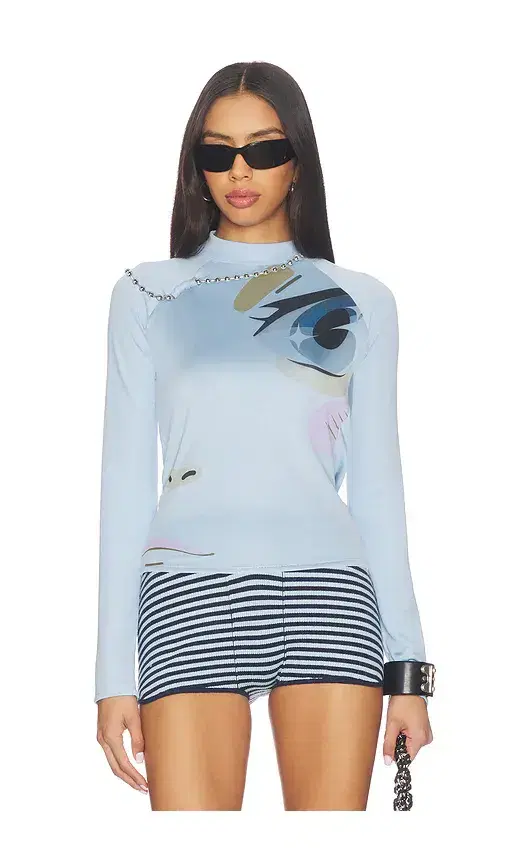 Manga Turtleneck Top