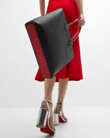 Christian Louboutin Cabata Zipped NS Tote in Leather | Thumbnail 3