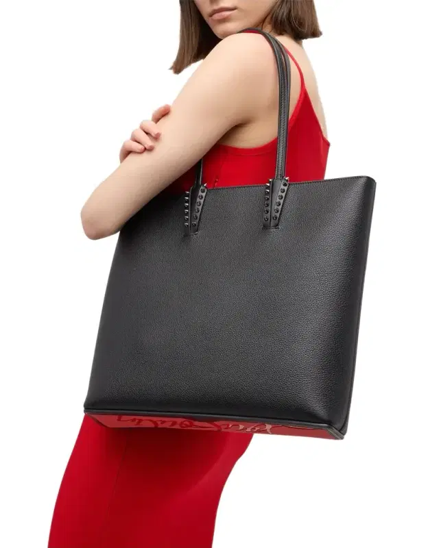 Cabata Zipped NS Tote in Leather Cabata Zipped NS Tote in Leather