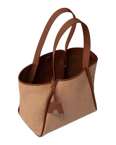 Akris Alexa Medium Raffia Tote Bag | Thumbnail 1