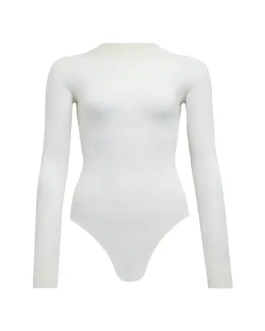 Alaïa Mockneck Long Sleeve Cashmere Bodysuit | Thumbnail 1