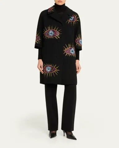 Libertine Nazar Embellished Short-Sleeve Coat | Thumbnail 2 Libertine Nazar Embellished Short-Sleeve Coat | Thumbnail 2