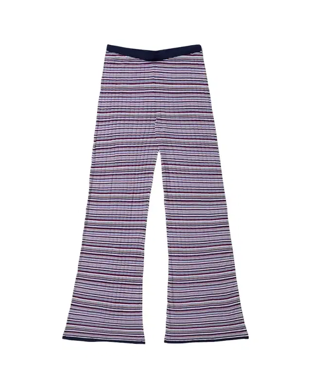 Kule The Andrea Striped Knit Pants