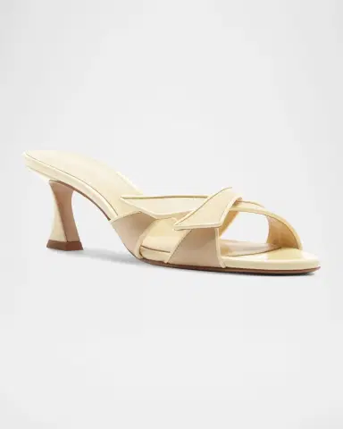 Alexandre Birman Tita Cross 60mm Leather Kitten-Heel Sandals | Thumbnail 5 Alexandre Birman Tita Cross 60mm Leather Kitten-Heel Sandals | Thumbnail 5
