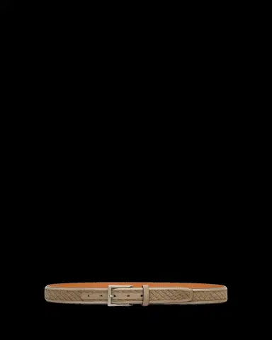 Bergdorf Goodman Men's Tela Woven Suede and Leather Belt | Thumbnail 2