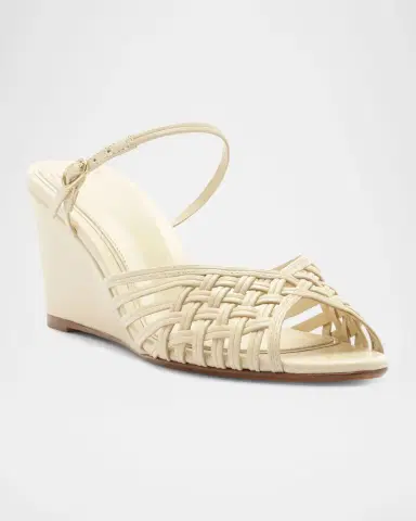 Alexandre Birman 75mm Lilian Leather Wedge Mules | Thumbnail 5 Alexandre Birman 75mm Lilian Leather Wedge Mules | Thumbnail 5