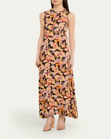 Ulla Johnson Lina Floral Jersey Maxi Dress | Thumbnail 4 Ulla Johnson Lina Floral Jersey Maxi Dress | Thumbnail 4