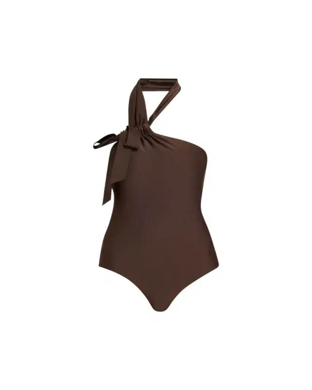 Awaken Tie Neck One-Piece Swimsuit
