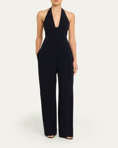 A.L.C. Eva Halter Wide-Leg Jumpsuit | Thumbnail 2 A.L.C. Eva Halter Wide-Leg Jumpsuit | Thumbnail 2