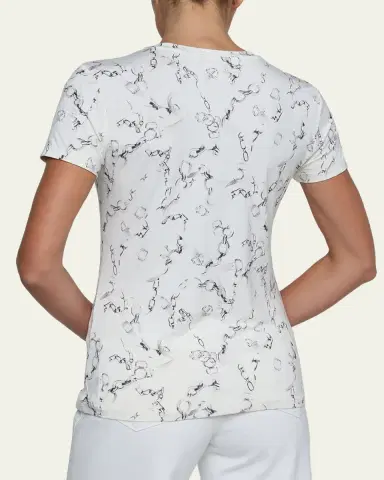 L'Agence Ressi Short-Sleeve Chain Tee | Thumbnail 3 L'Agence Ressi Short-Sleeve Chain Tee | Thumbnail 3