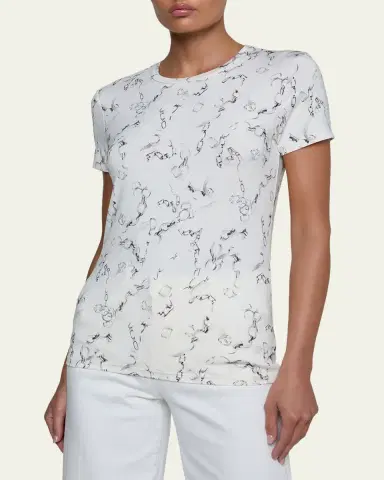 L'Agence Ressi Short-Sleeve Chain Tee | Thumbnail 4 L'Agence Ressi Short-Sleeve Chain Tee | Thumbnail 4
