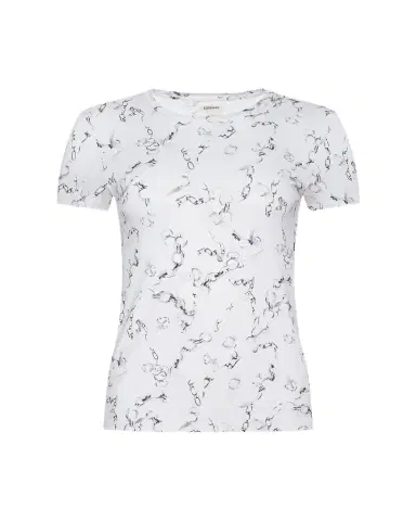 L'Agence Ressi Short-Sleeve Chain Tee | Thumbnail 1 L'Agence Ressi Short-Sleeve Chain Tee | Thumbnail 1