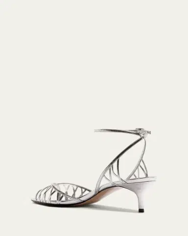 Alexandre Birman 50mm Solene Metallic Leather Sandals | Thumbnail 4 Alexandre Birman 50mm Solene Metallic Leather Sandals | Thumbnail 4