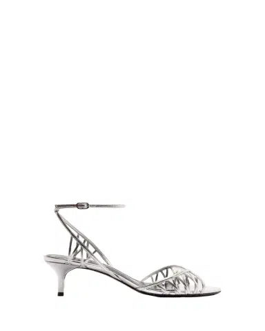 Alexandre Birman 50mm Solene Metallic Leather Sandals | Thumbnail 1 Alexandre Birman 50mm Solene Metallic Leather Sandals | Thumbnail 1