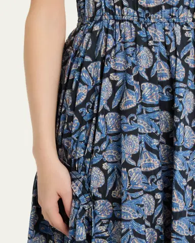 Ulla Johnson Anelise Printed Halter Midi Dress | Thumbnail 5 Ulla Johnson Anelise Printed Halter Midi Dress | Thumbnail 5