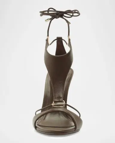 Alexandre Birman 100mm Mimi Leather Ankle-Tie Sandals | Thumbnail 6