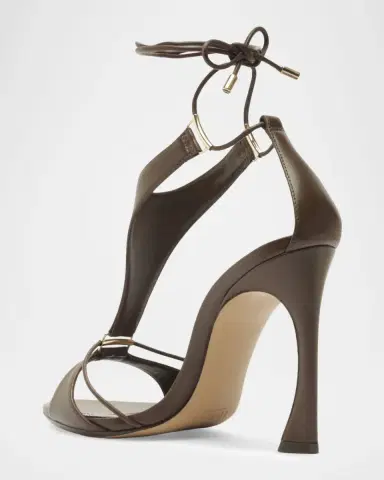 Alexandre Birman 100mm Mimi Leather Ankle-Tie Sandals | Thumbnail 7