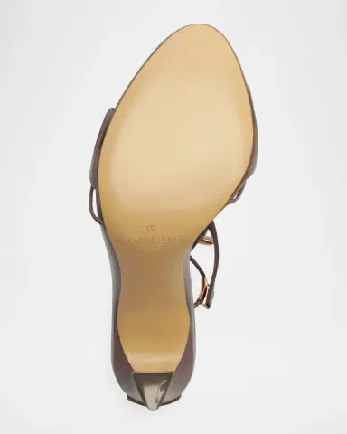 Alexandre Birman 100mm Mimi Leather Ankle-Tie Sandals | Thumbnail 10