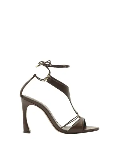 Alexandre Birman 100mm Mimi Leather Ankle-Tie Sandals | Thumbnail 1