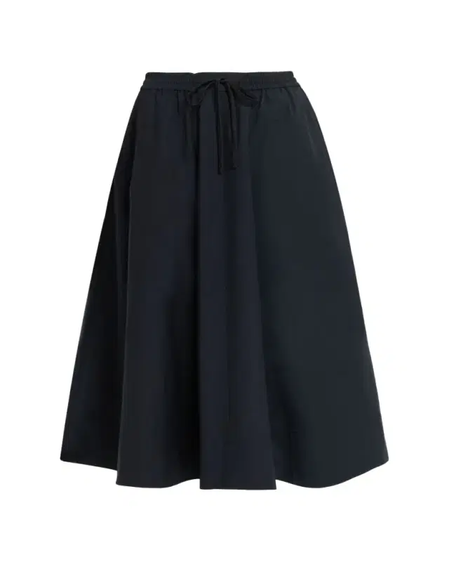 A.L.C. Remy Drawstring Technical Cotton Midi Skirt