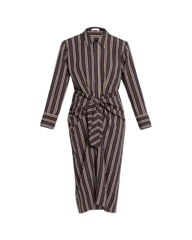A.L.C. Mila Striped Midi Shirtdress | Thumbnail 1 A.L.C. Mila Striped Midi Shirtdress | Thumbnail 1