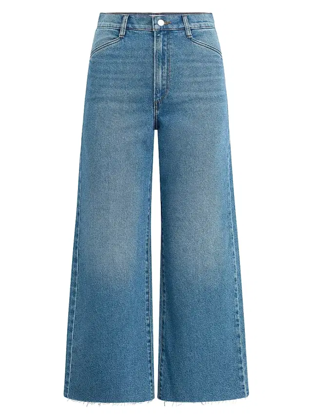 Women's The Mischa Super High-Rise Wide-Leg Ankle Jeans - Rio