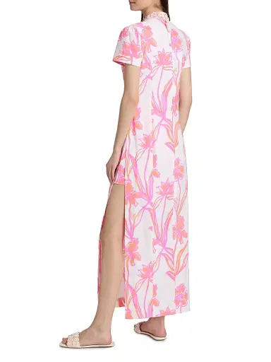 Lilly Pulitzer Women's Velora Embellished Floral Maxi Romper | Thumbnail 5 Lilly Pulitzer Women's Velora Embellished Floral Maxi Romper | Thumbnail 5