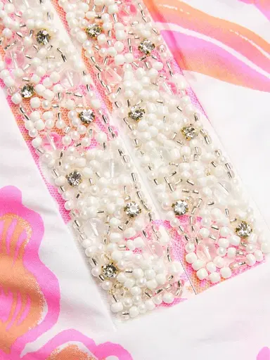 Lilly Pulitzer Women's Velora Embellished Floral Maxi Romper | Thumbnail 7 Lilly Pulitzer Women's Velora Embellished Floral Maxi Romper | Thumbnail 7