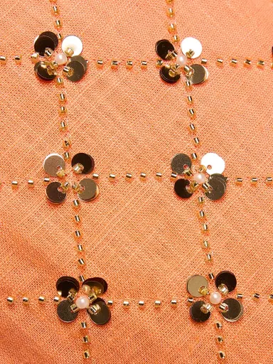 Lilly Pulitzer Women's Tamala Embellished Shift Dress - Papaya Beaded Sequin - Size 8 | Thumbnail 7 Lilly Pulitzer Women's Tamala Embellished Shift Dress - Papaya Beaded Sequin - Size 8 | Thumbnail 7
