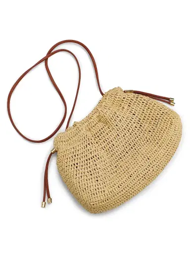 Ulla Johnson Women's Lali Handwoven Raffia Clutch - Natural | Thumbnail 6
