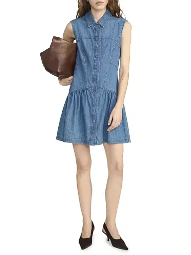 Frame Women's The Denim Day Minidress | Thumbnail 2