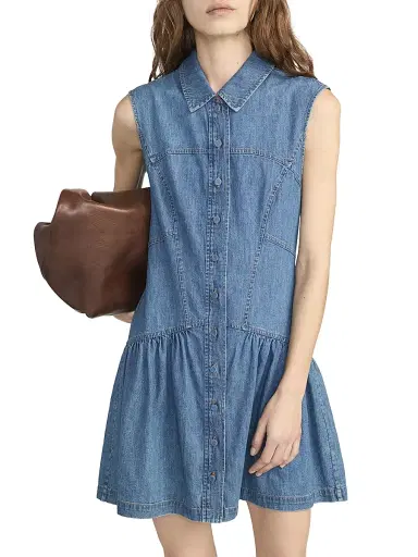 Frame Women's The Denim Day Minidress | Thumbnail 4