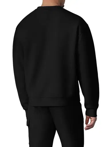 Mackage Men's Julius LG Logo Cotton-Blend Sweatshirt - Black - Size XXL | Thumbnail 4 Mackage Men's Julius LG Logo Cotton-Blend Sweatshirt - Black - Size XXL | Thumbnail 4