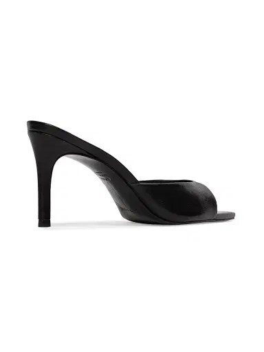 Black Suede Studio Women's Brea 80MM Distressed Leather Heels | Thumbnail 5 Black Suede Studio Women's Brea 80MM Distressed Leather Heels | Thumbnail 5