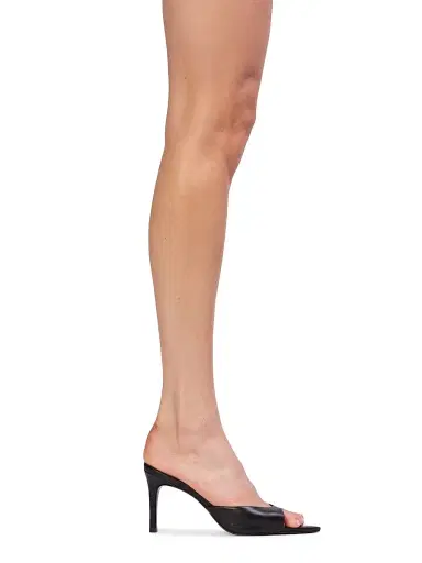 Black Suede Studio Women's Brea 80MM Distressed Leather Heels - Black Distressed Leather - Size 6 | Thumbnail 6 Black Suede Studio Women's Brea 80MM Distressed Leather Heels - Black Distressed Leather - Size 6 | Thumbnail 6