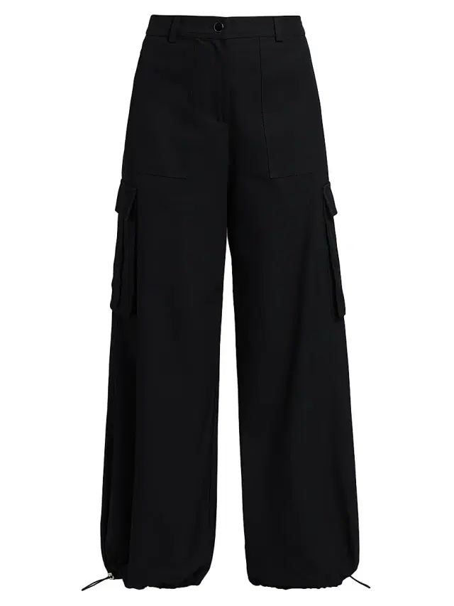 Toccin Women's James Wide-Leg Cargo Pants - Jet