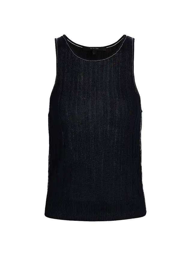 Toccin Women's Juniper Racer Tank - Navy Optic