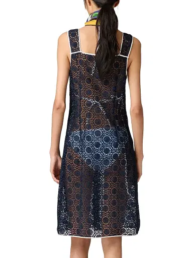 Miu Miu Women's Macrame Dress - Blue | Thumbnail 3