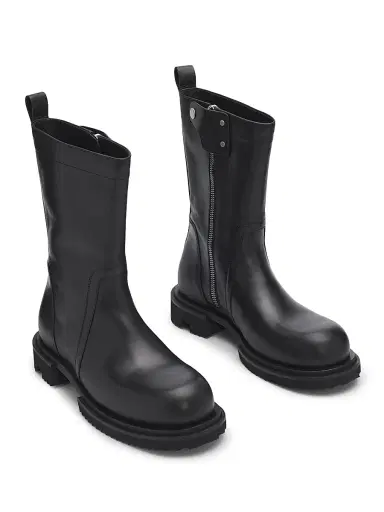 Rick Owens Men's Creeper Gabe Leather Boots - Black | Thumbnail 2