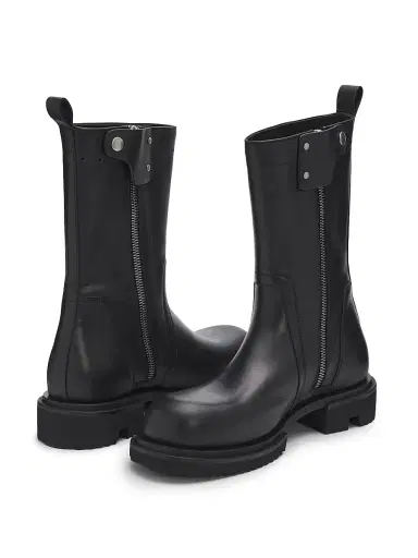 Rick Owens Men's Creeper Gabe Leather Boots - Black | Thumbnail 5