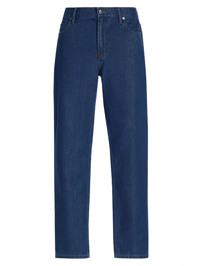 Men's 5-Pocket Straight-Leg Jeans - Medium Blue