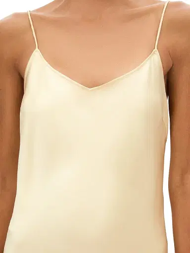 Another Tomorrow Women's Satin Gown - Butter | Thumbnail 3