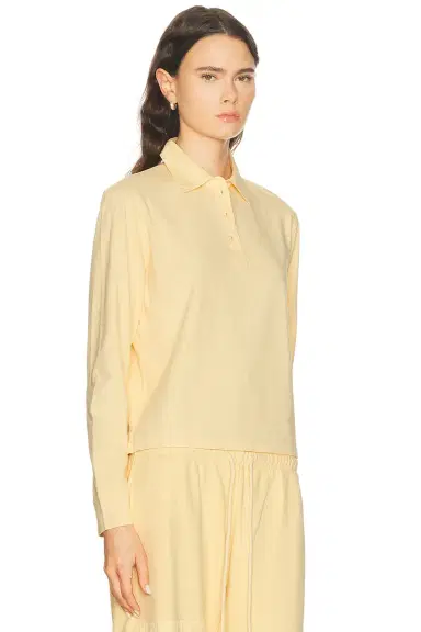 LESET Margo Long Sleeve Polo | Thumbnail 2
