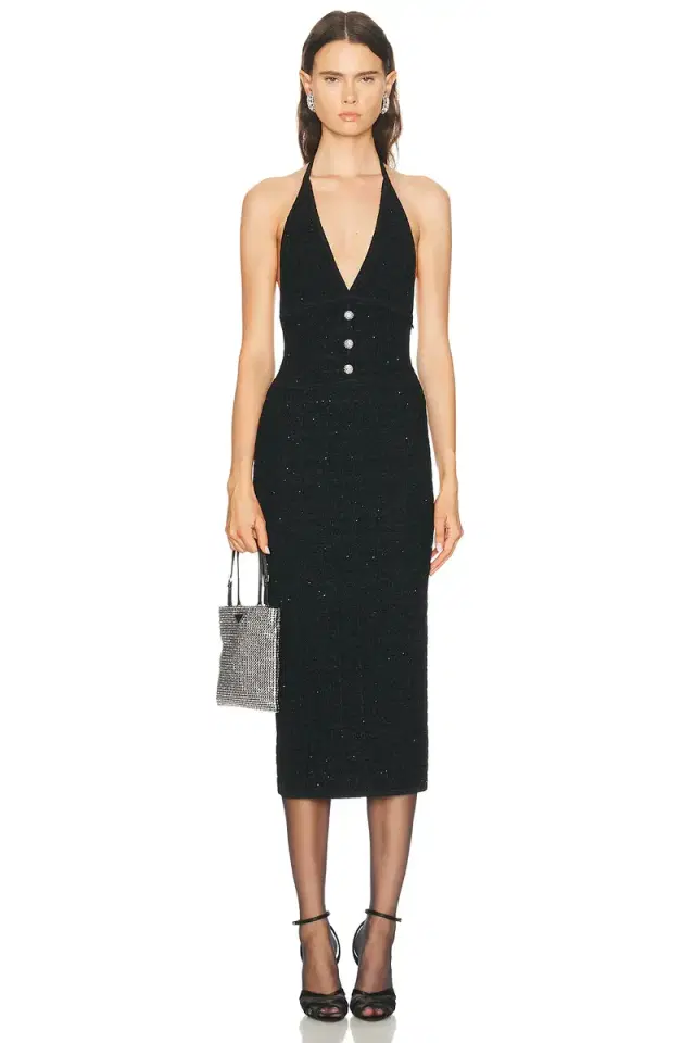 Backless Midi Dress